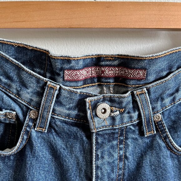 Y2K Vintage Bluenotes Low Rise Patchwork Bottom Denim Size 27W/26L - Picture 2 of 6